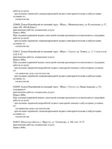 Выписка из реестра лицензий по состоянию